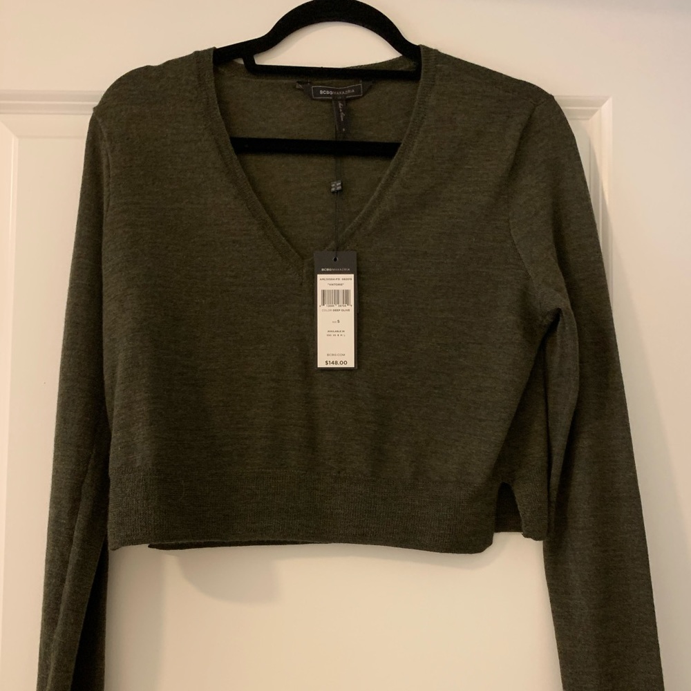 Never worn BCBG Italian wool sweater